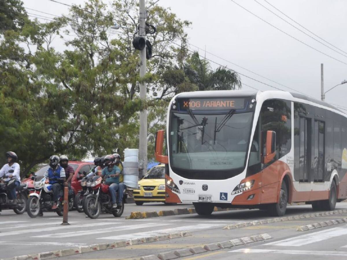 Cambios en operación de Transcaribe para este 1° de mayo