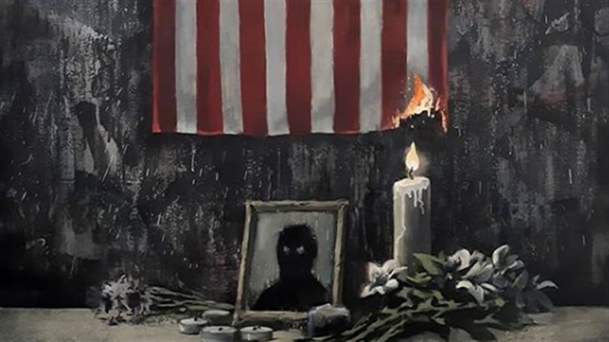 A la gente de color le está fallando el sistema. El sistema blanco: Banksy. Foto: Instagram: Banksy