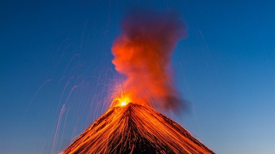 Erupción del volcán de Fuego de Guatemala. Foto: Getty Images