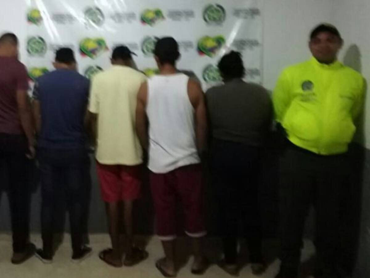 Caen seis integrantes de la banda “Los Junior” en El Carmen de Bolívar