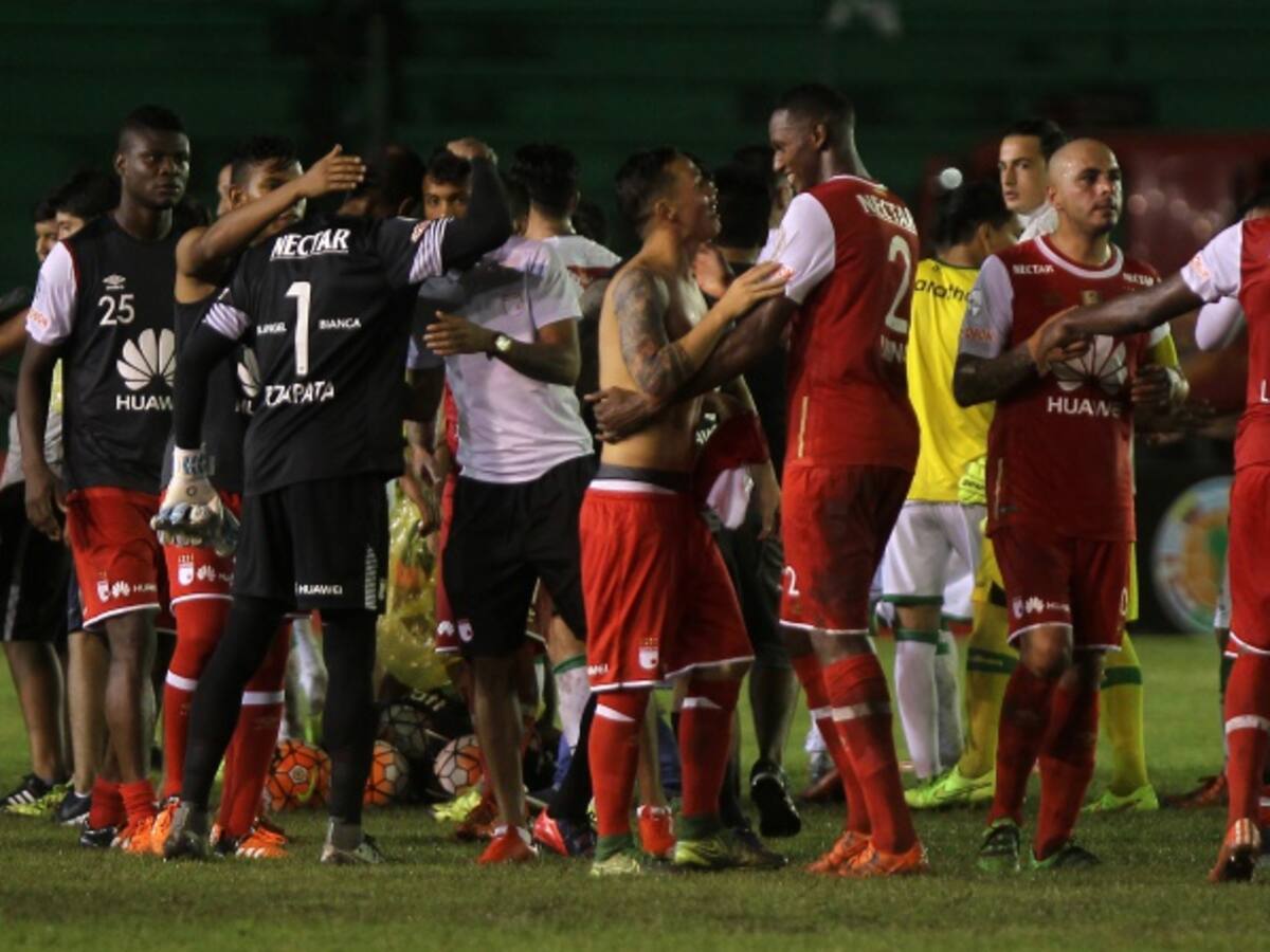Así fue la narración del gol de Yerry Mina en la victoria de Santa Fe
