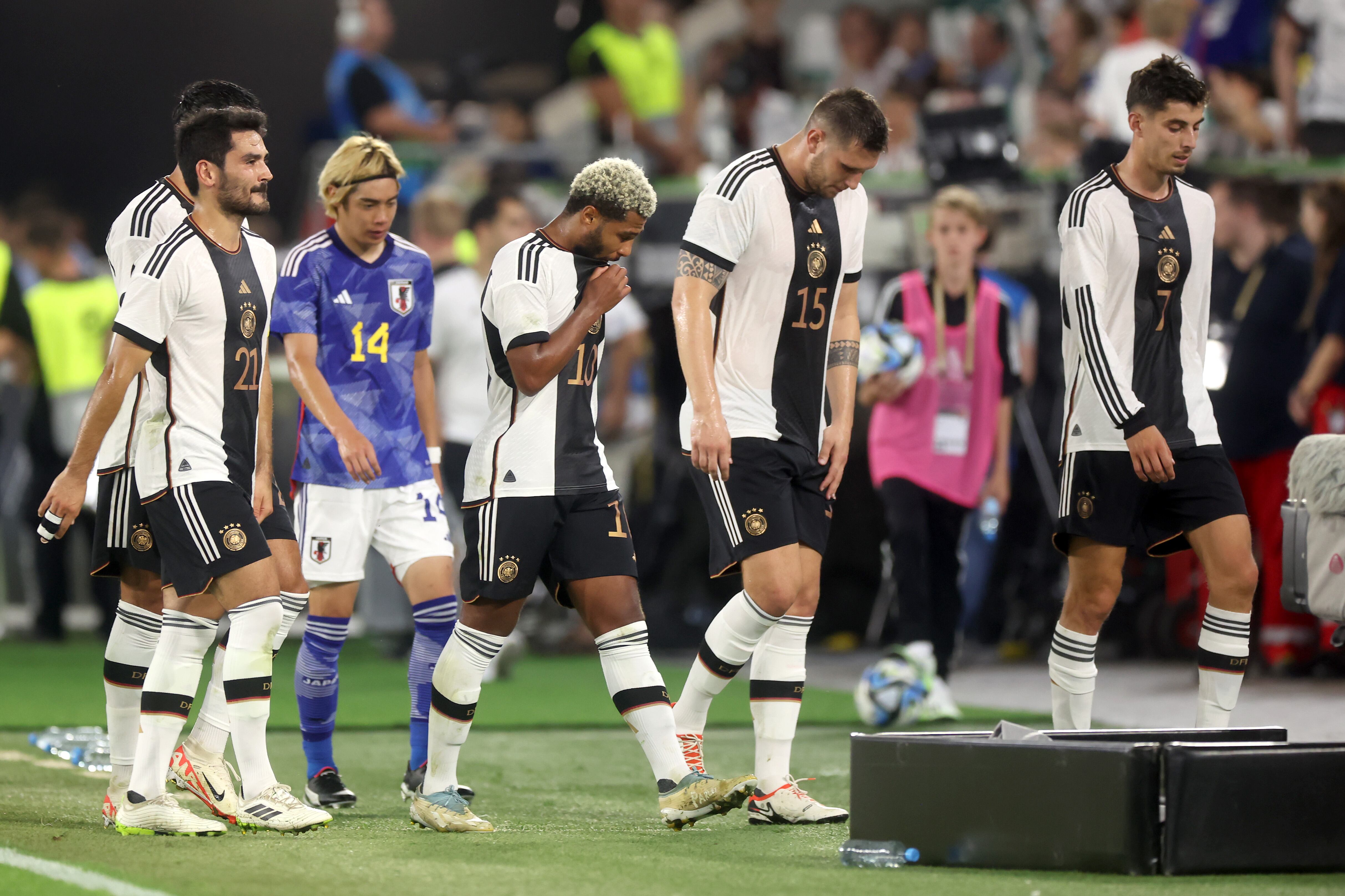 Duelo amistoso entre Alemania y Japón. (Photo by Alex Grimm/Getty Images)