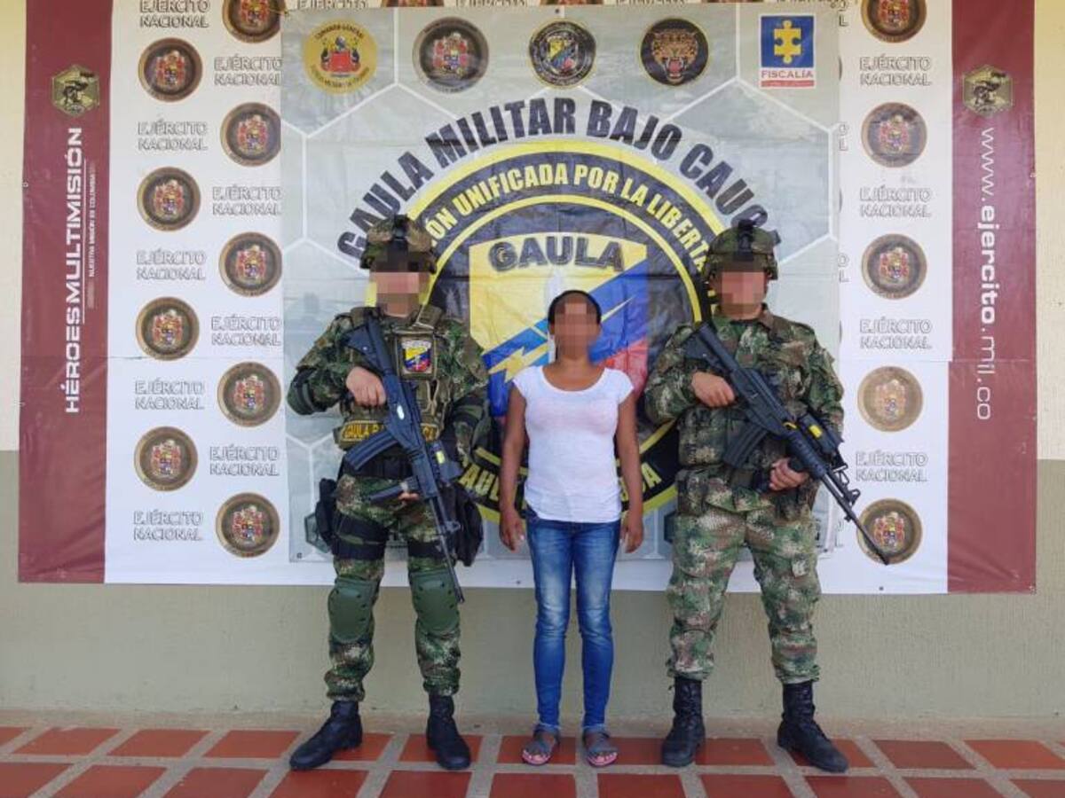 Capturan presunta enfermera del Clan del Golfo en el Bajo Cauca y Córdoba