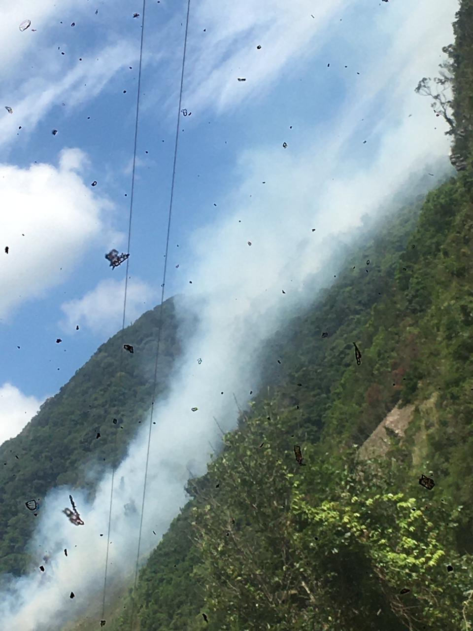 Incendio en zona rural de Ocaña / Foto: Cortesía