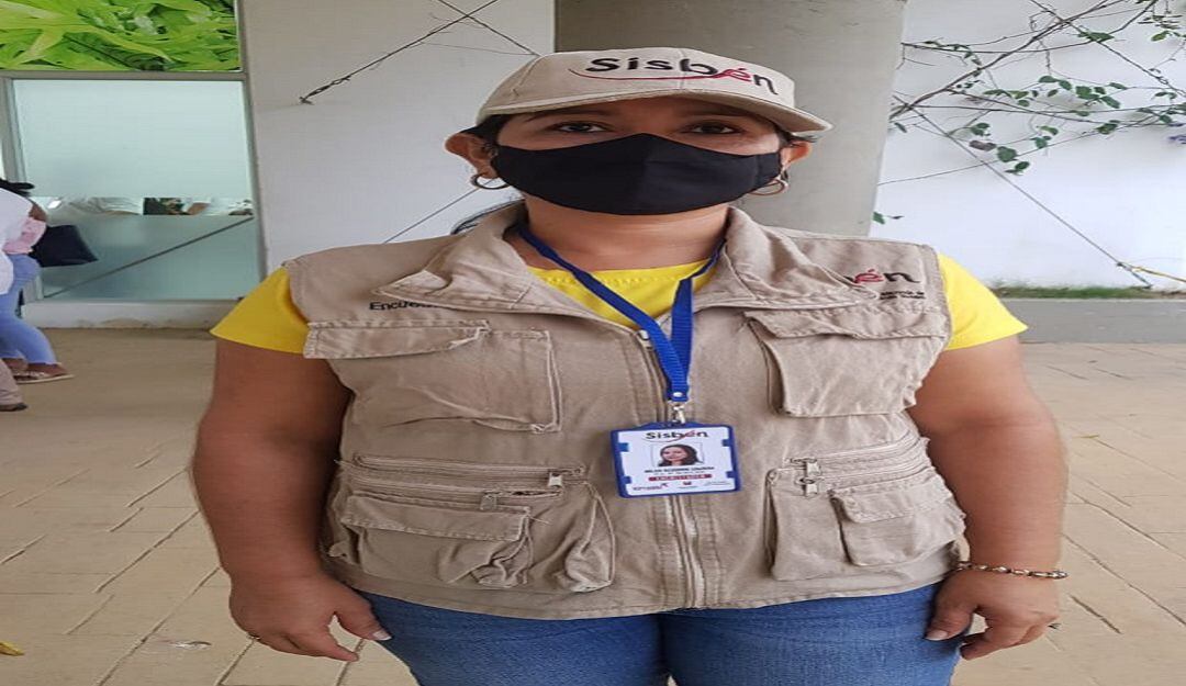 Este es el uniforme que identifica a encuestadores del Sisbén.