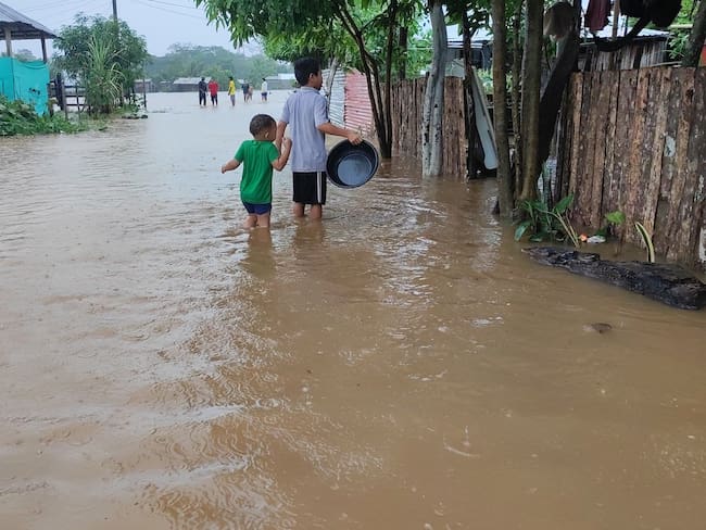 Las zonas rurales de Montería resultaron damnificadas por lluvias prolongadas.