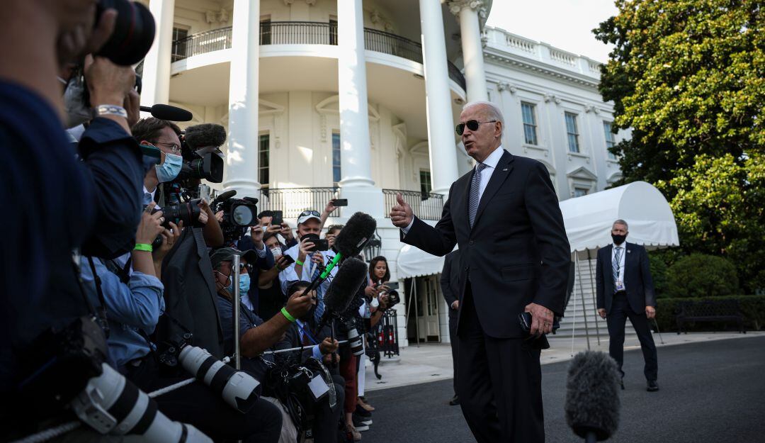 Presidente Joe Biden en la Casa Blanca, Washington DC. 