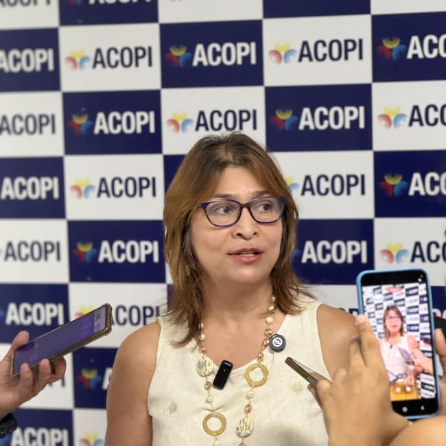 Rosmery Quintero, presidenta Acopi Atlántico.