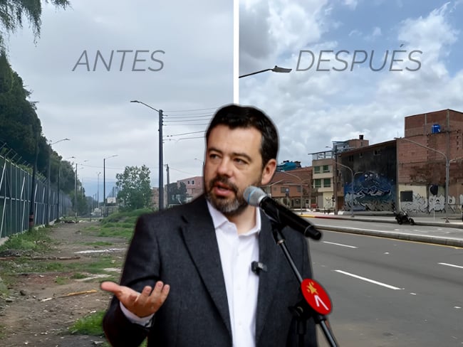 Bogotá estrena vía tras 6 años de retraso, así lo confirmó el alcalde Carlos Fernando Galán // Caracol Radio