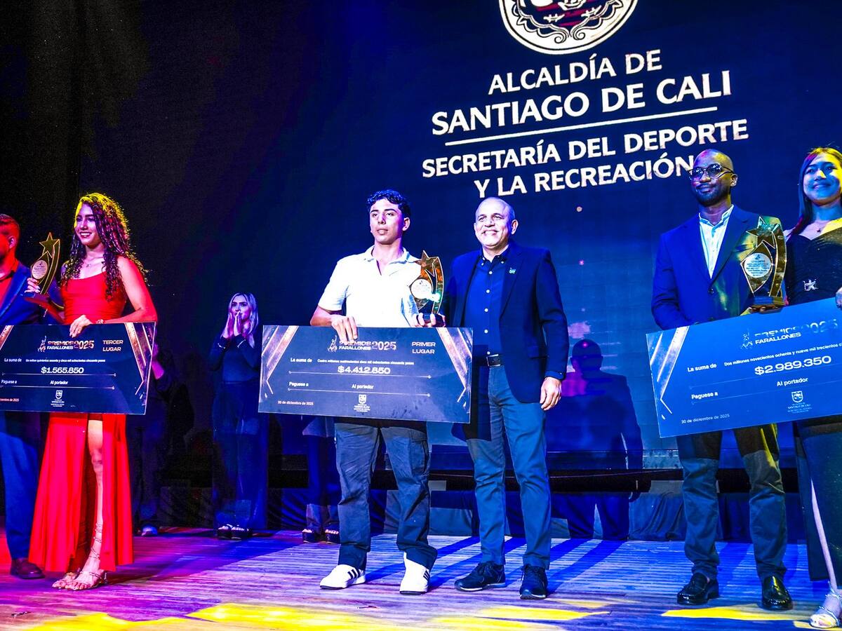‘Premios Farallones 2025’: Cali celebró el talento deportivo del año