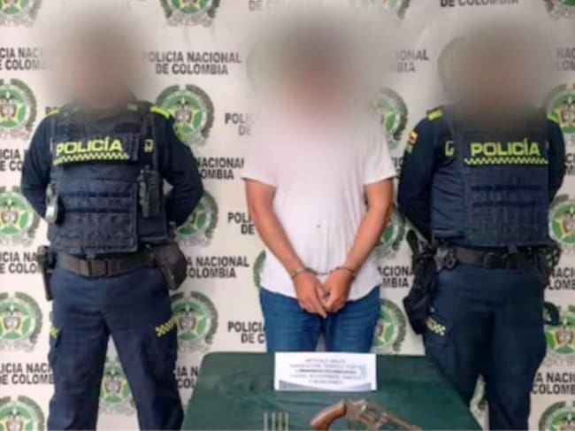 Alias ‘Bisolvón’ fue capturado en Arjona con un revólver en el barrio Sueño de Libertad