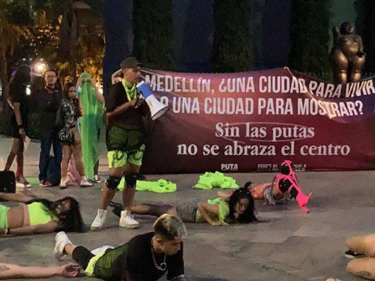 Movimientos sociales protestaron por el cerramiento del Parque Botero