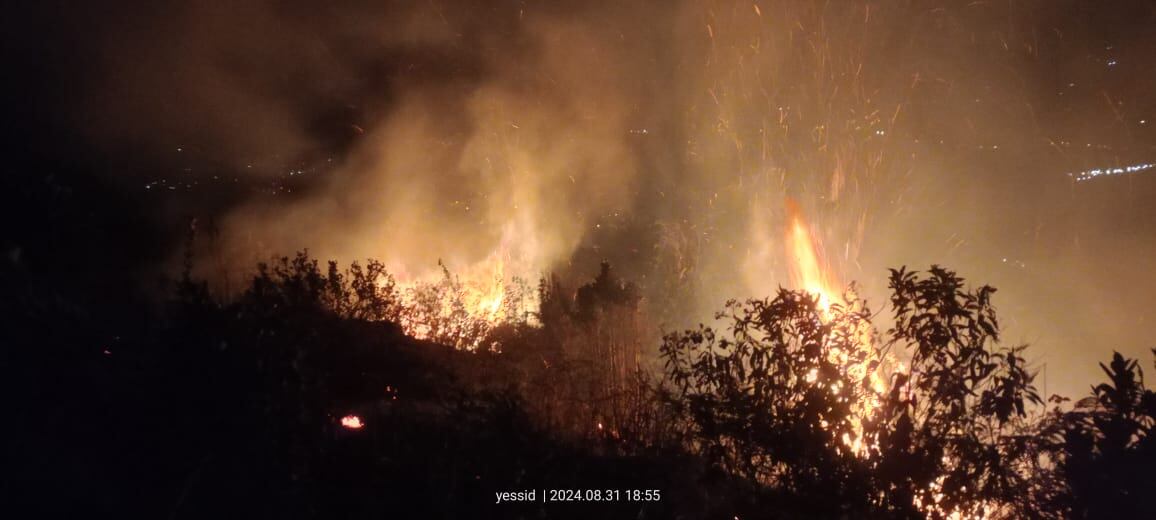 Incendios Pasto | Foto: Bombeeros Pasto