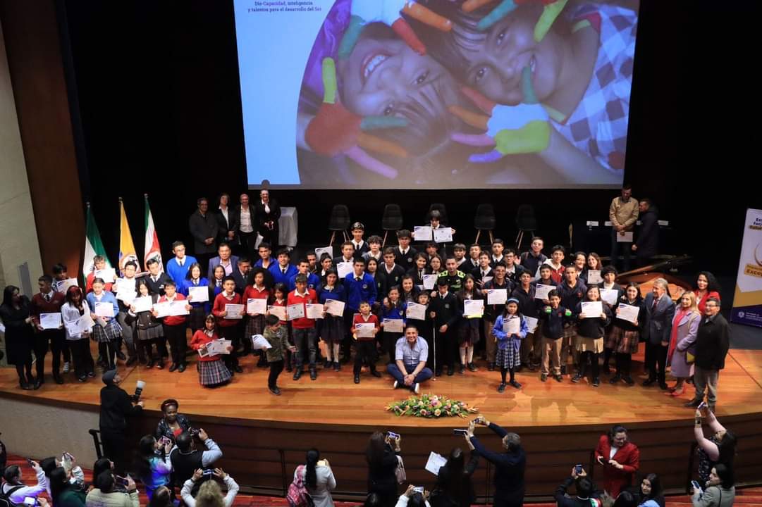 Estudiantes de Tunja, con capacidades y talentos excepcionales, fueron exaltados por la Alcaldía de Tunja / Cortesía: Alcaldía de Tunja