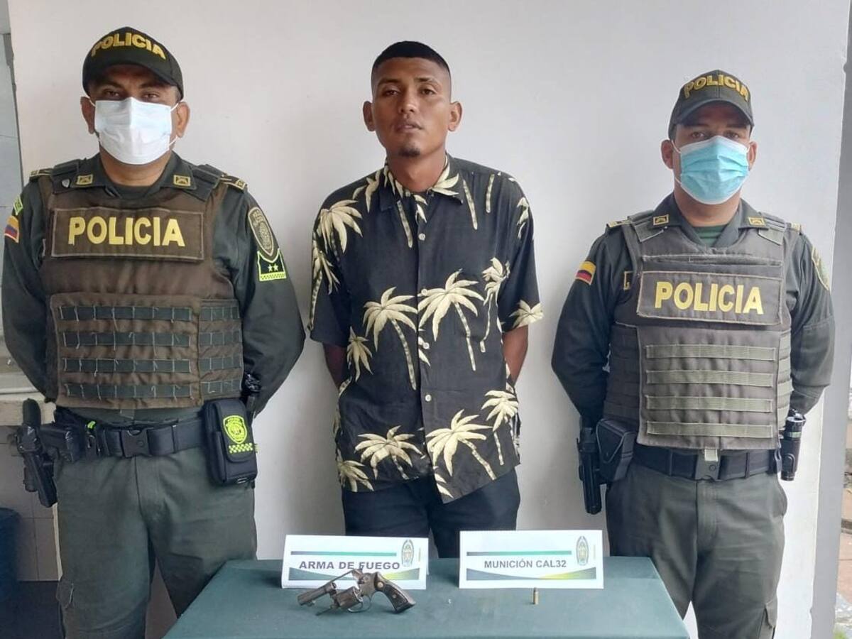 En Magangué capturaron a hombre con arma de fuego ilegal
