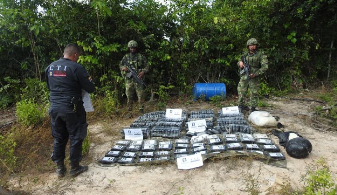 Laboratorio con tres toneladas coca en Tibú 