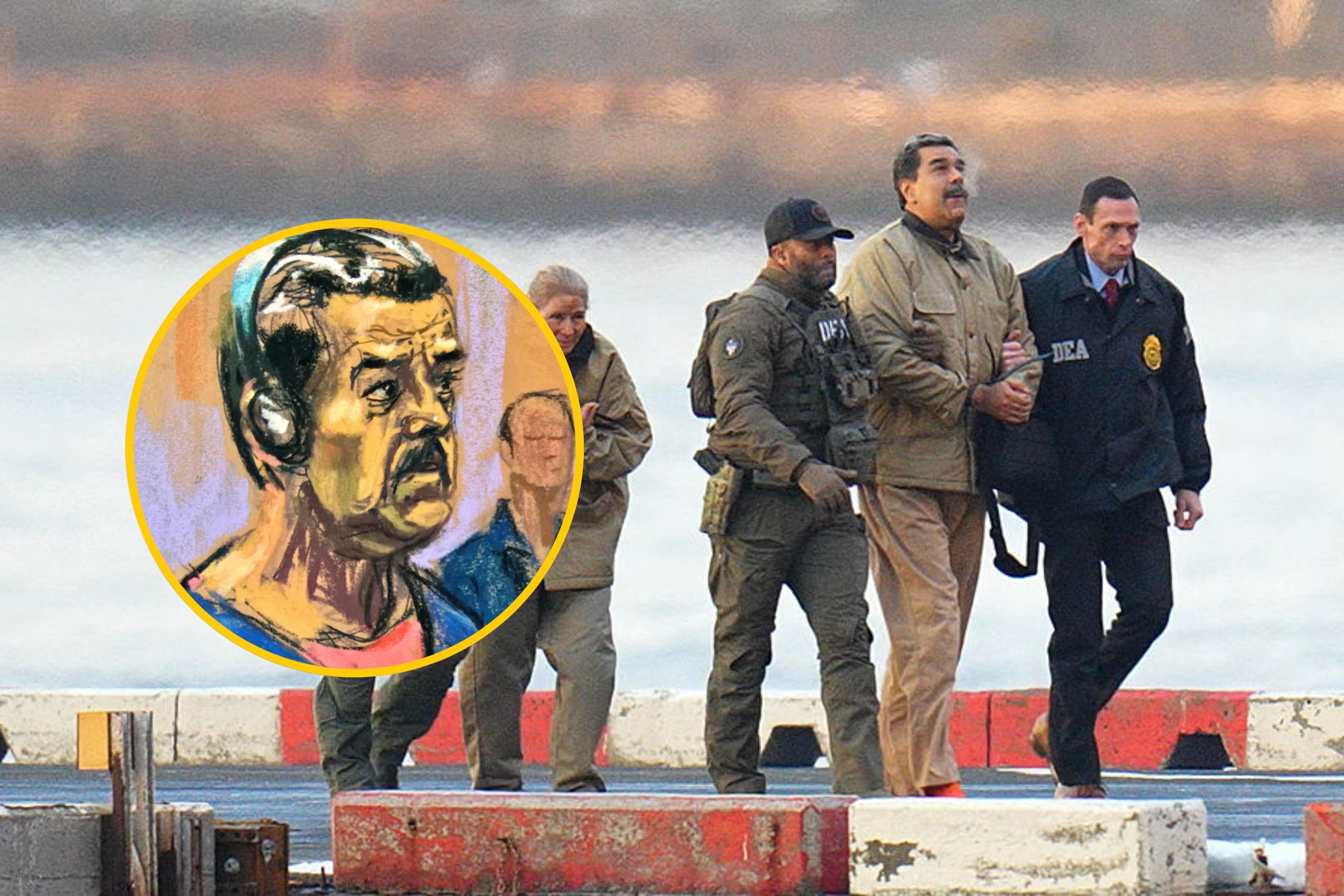 Nicolás Maduro (XNY/Star Max/GC Images vía Getty Images) // Retrato hablado de Nicolás Maduro (Agencia Reuters)