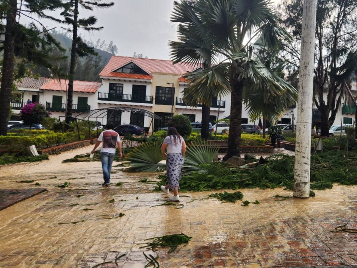 Más de 60 familias se vieron afectadas, tras vendaval de Jenesano