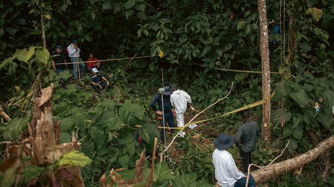 JEP recuperó cuerpos de víctimas de desaparición forzada en Urabá. Foto: JEP.