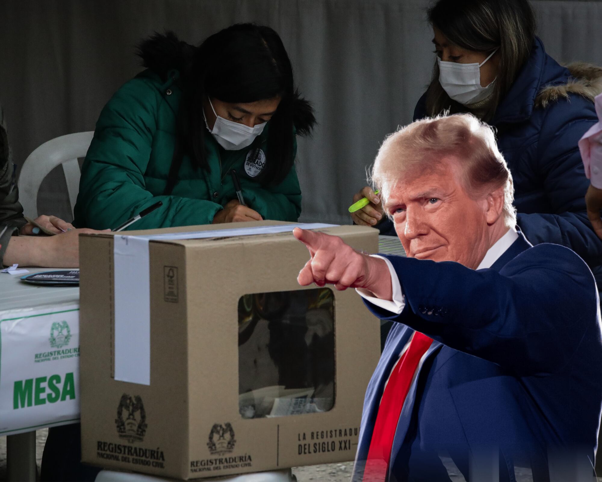 De acuerdo con la Oficina en Washington  para Asuntos Latinoamericanos, las actuales tensiones entre Estados Unidos y Colombia tienen un trasfondo personal del presidente Donald Trump contra su homólogo de izquierda Gustavo Petro.
(Foto:   Caracol Radio / Getty)