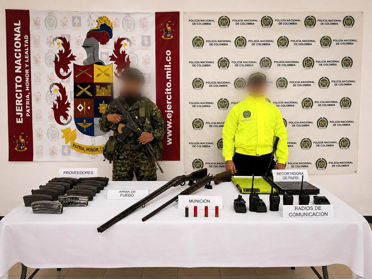 Depósito ilegal que pertenecería al GAO-r Teófilo Forero, comisión Fernando Díaz, de la Segunda Marquetalia. Foto Relacionada