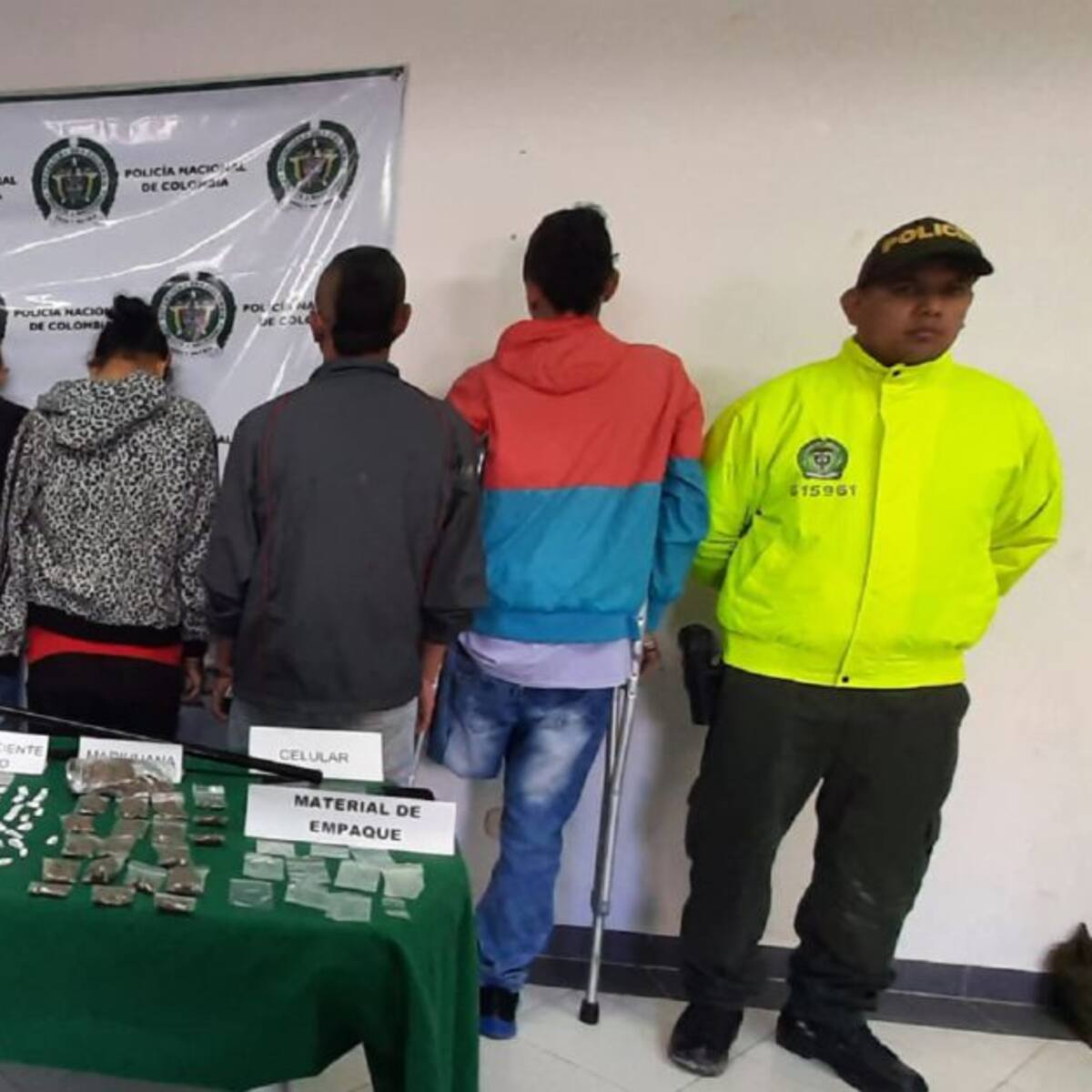 Capturan 6 integrantes de una red de tráfico de estupefacientes