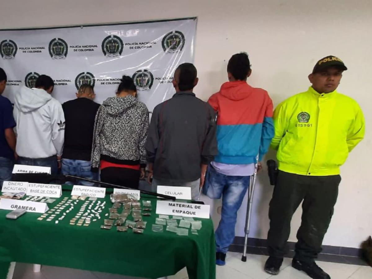 Capturan 6 integrantes de una red de tráfico de estupefacientes