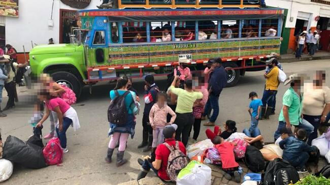 Hoy comenzó el retorno voluntario de campesinos desplazados en Ituango a sus veredas