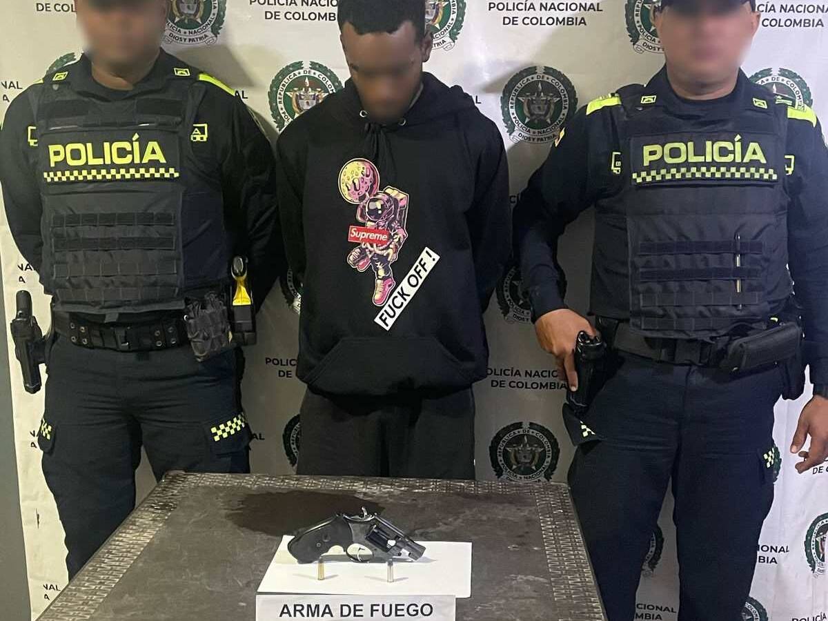 ‘El Robert’ y ‘El Yilber’, capturados con armas de fuego ilegales en Cartagena