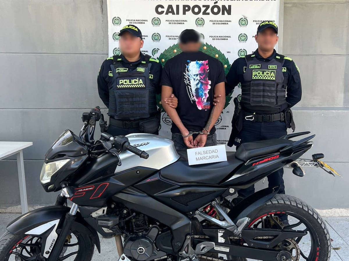 Patrullajes policiales dejan un capturado y dos motos recuperadas en Cartagena