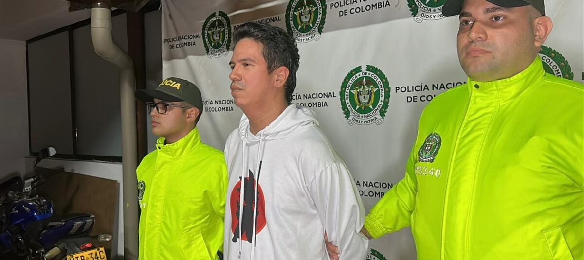 Condenan a 15 años de cárcel a cantante de cumbias que intentó asesinar a su exmujer. Foto: Policía Metropolitana de Bucaramanga. 
