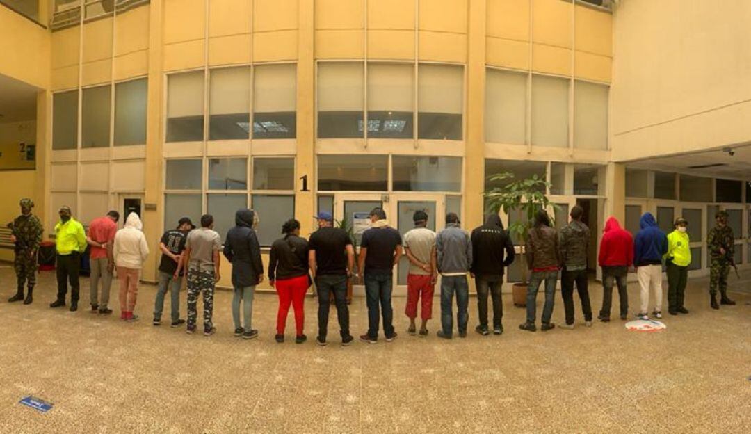 Presuntos integrantes de ‘Los Domicilios’ 