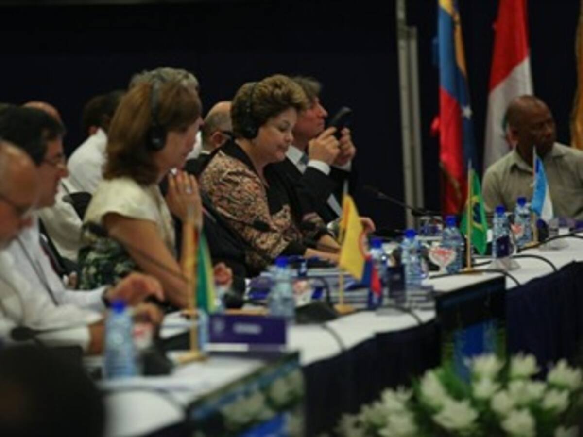 Cumbre de Unasur finaliza con declaración en contra de un ataque a Siria