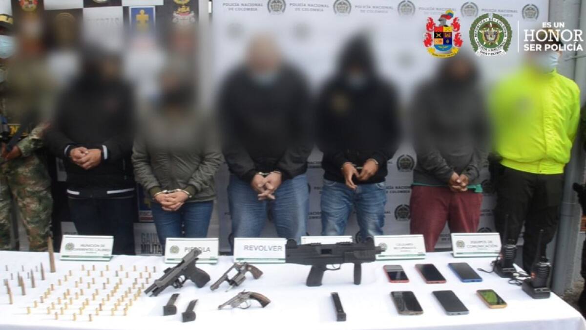 Desarticulan banda de atracadores que tenía azotado el Oriente de Antioquia