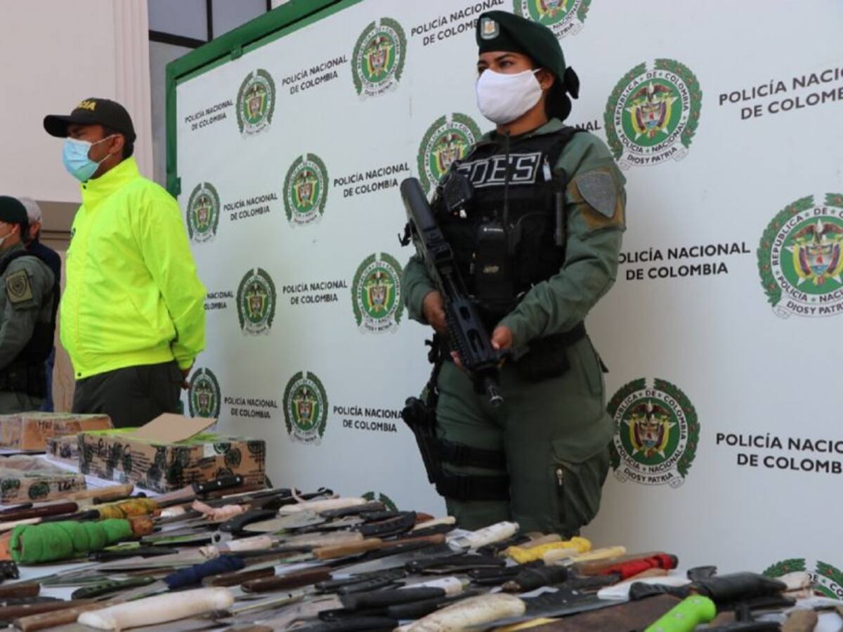 Plan desarme: Más de seis mil armas blancas incautadas