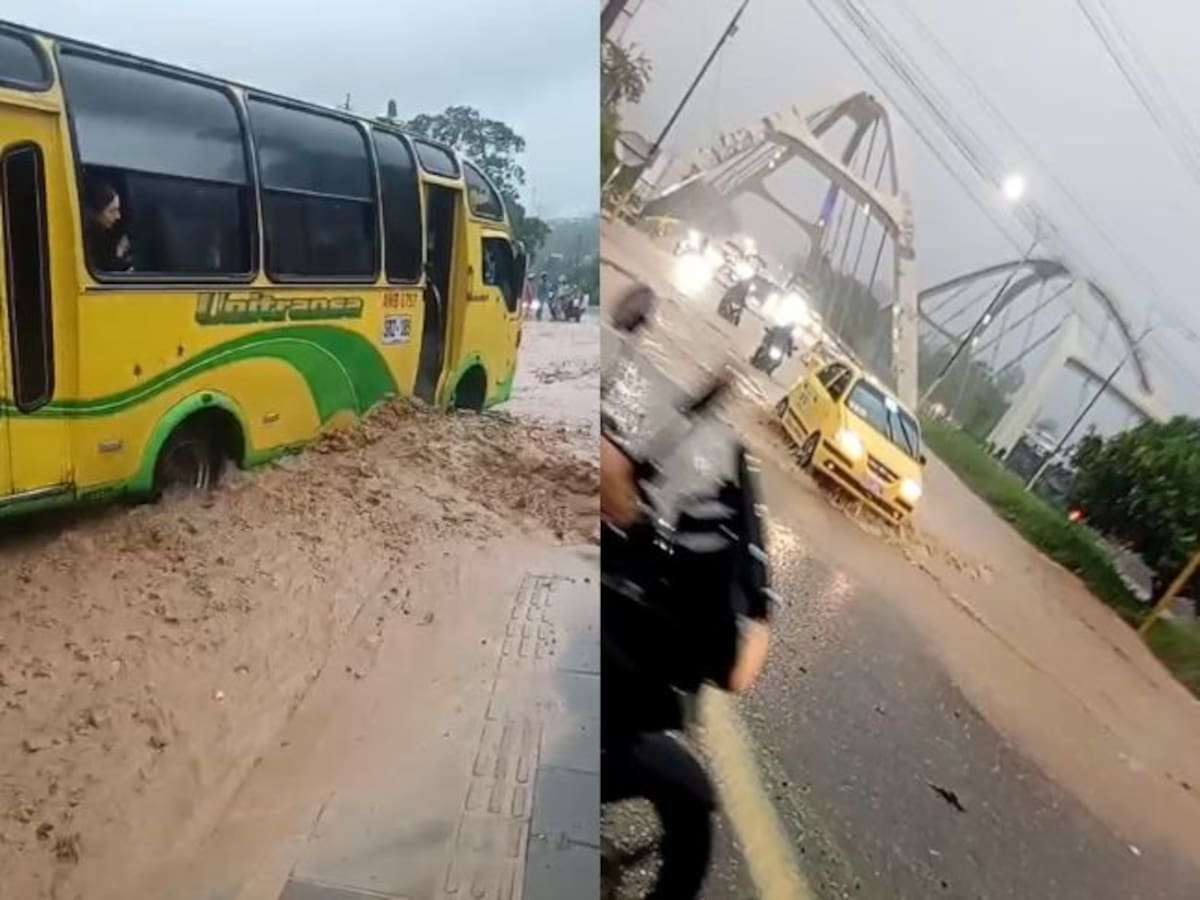 VIDEO | Lluvias vuelven a generar emergencias en Santander: hay inundaciones y apagones