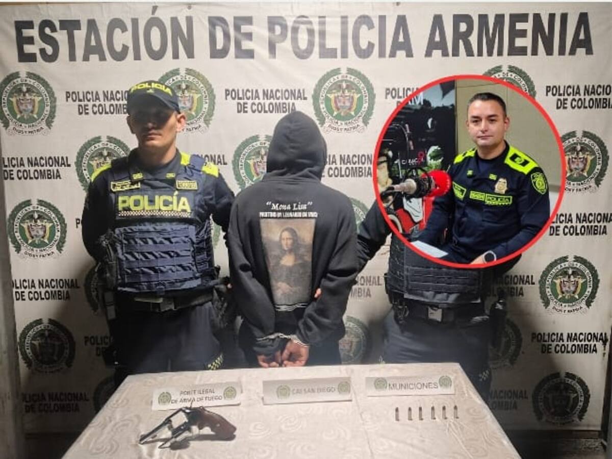 El 70% de los capturados en el Quindío quedan en libertad y vuelven a delinquir: Policía