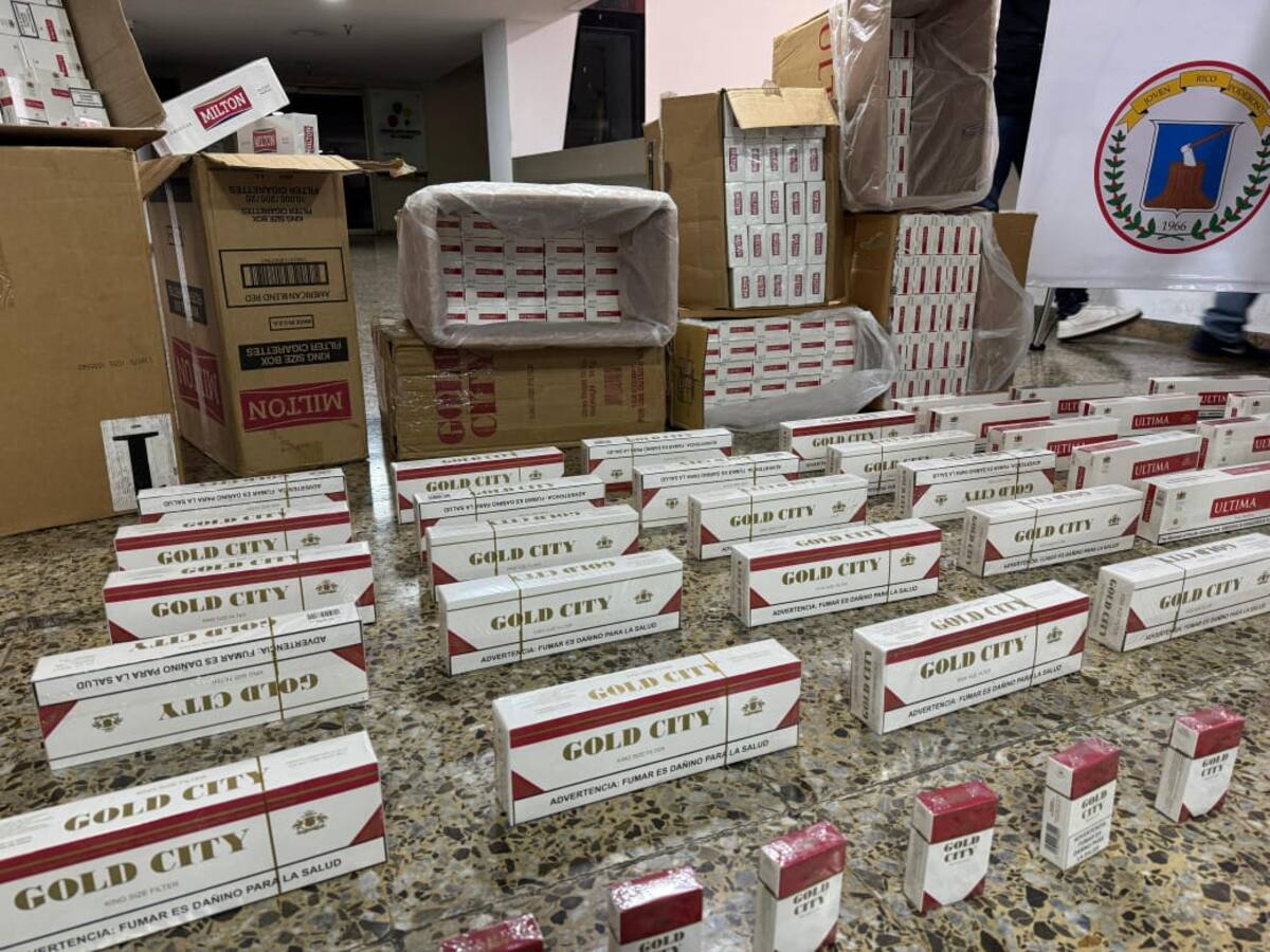 Duro golpe contra el contrabando en el Quindío: aprehensión de 3.500 cajetillas de cigarrillos