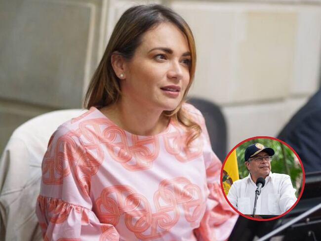 Carolina Arbeláez, representante de Cambio Radical y en círculo Gustavo Petro