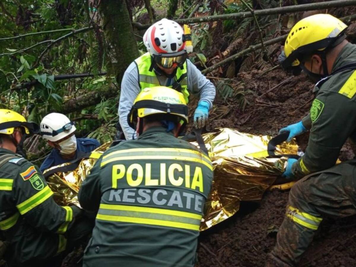 Deslizamiento de tierra en Pereira dejó dos muertos y cinco heridos