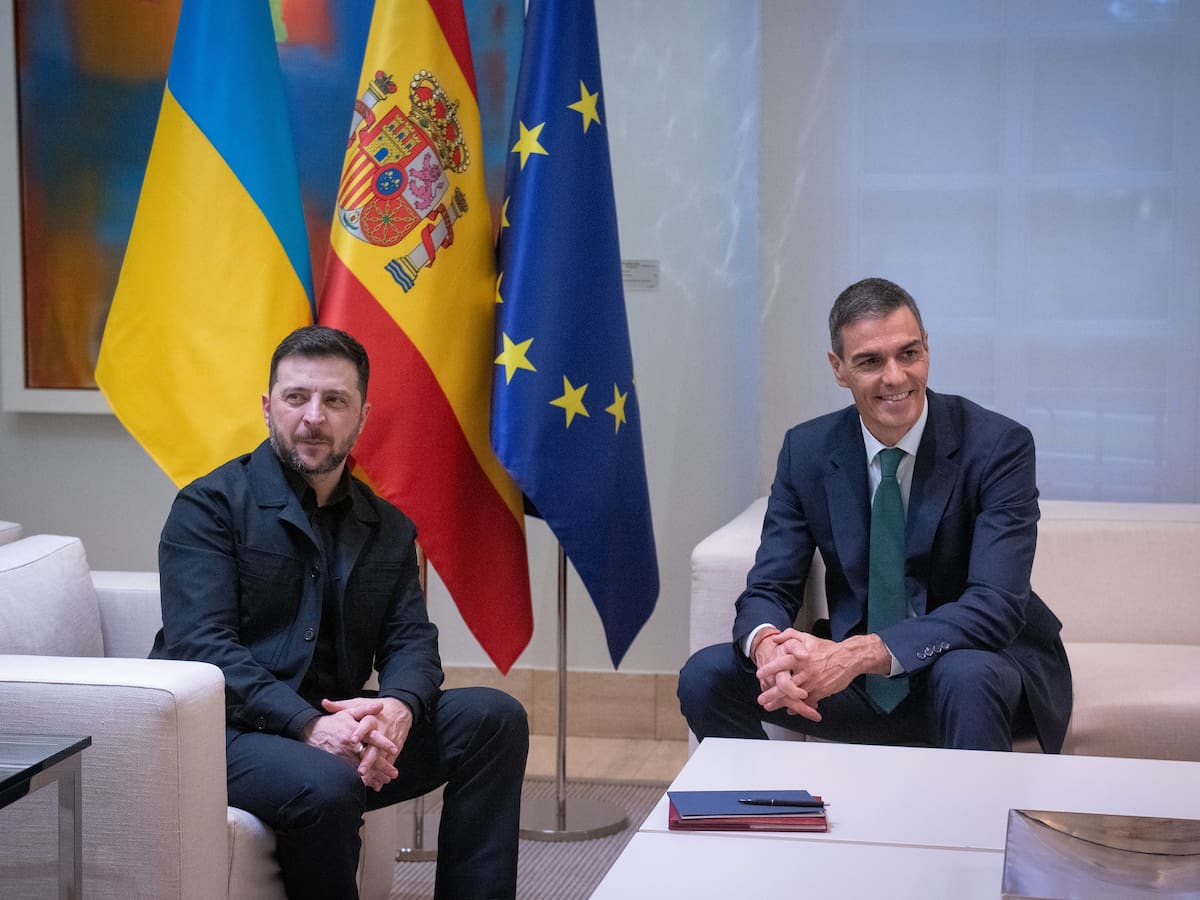 Zelenski visitará España el miércoles para reunirse con el presidente Pedro Sánchez