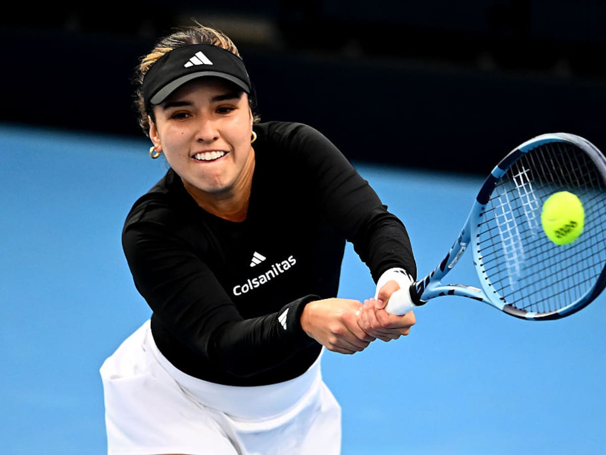 Camila Osorio cayó ante Emma Raducanu y se despidió del WTA 250 de Hobart