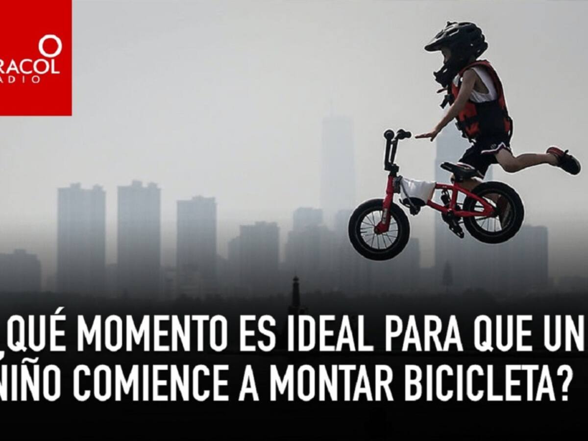 ¿Qué momento es ideal para que un niño comience a montar en bicicleta?