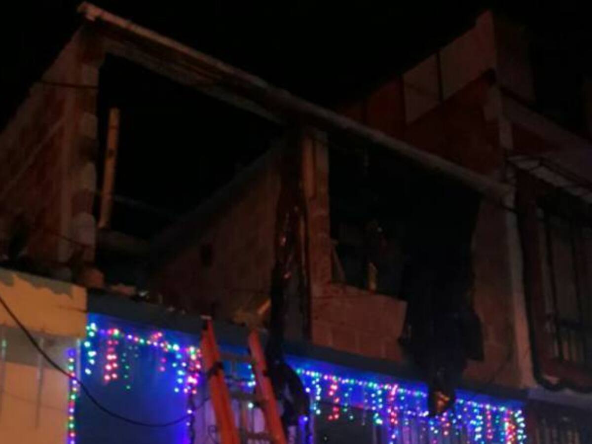 Se incendió una polvorería en el barrio San Sebastián en Manizales