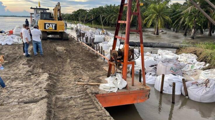 Quedó listo el arreglo del jarillón en Puerto Wilches