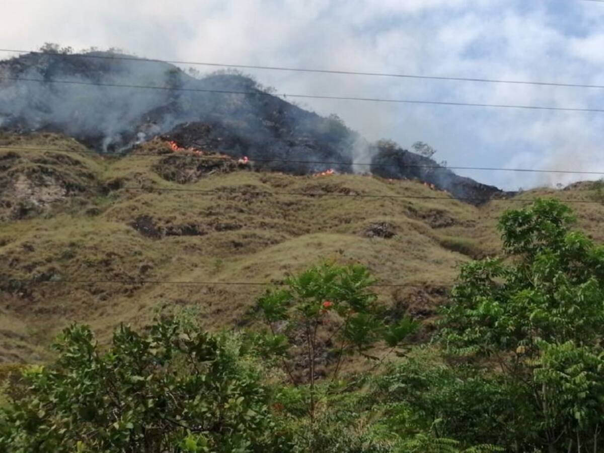Altas temperaturas generan incendios forestales en el Tolima