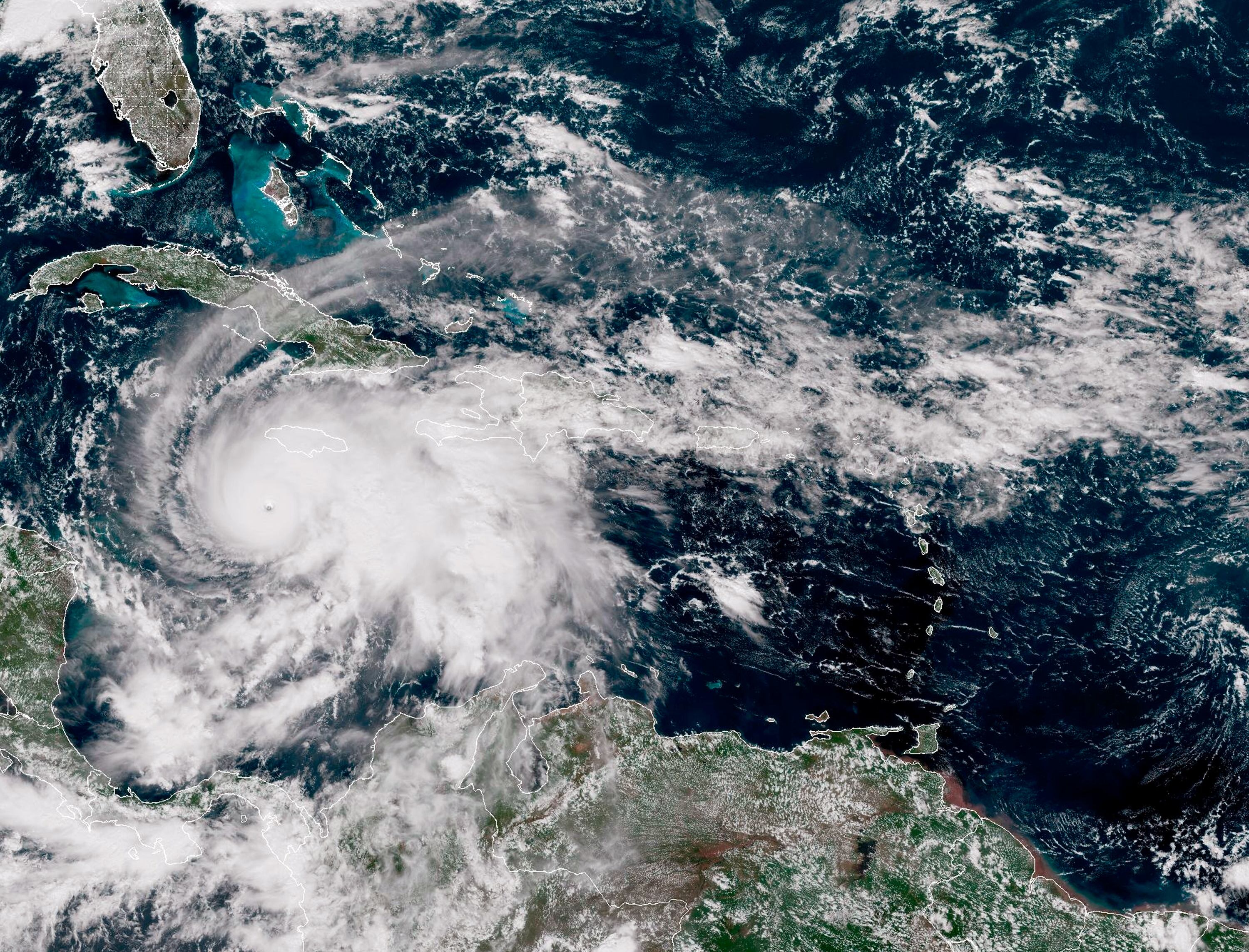 Huracán Melissa. Foto: NOAA via Getty Images