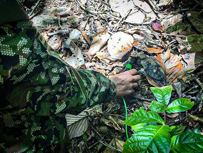 Minas antipersona- foto Brigada 14 del ejército