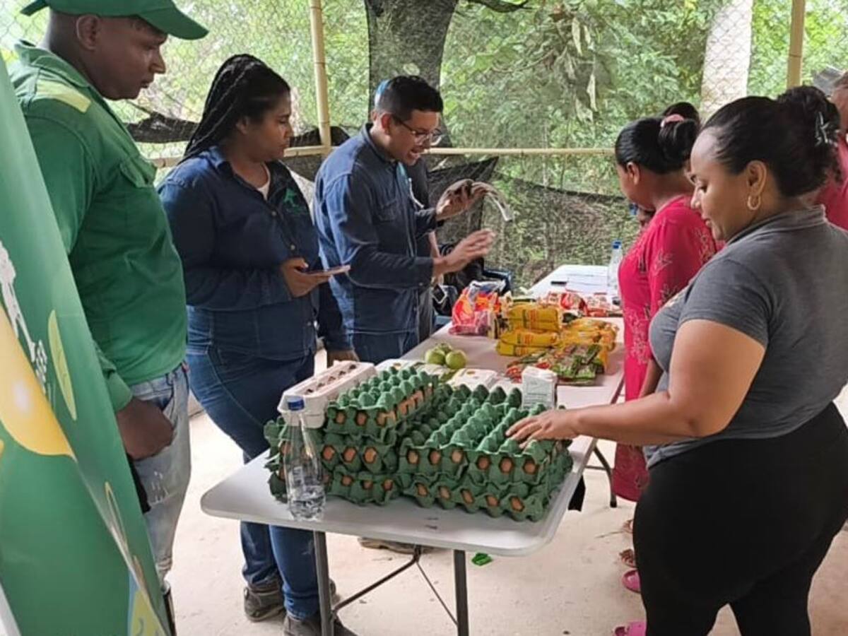 Parque Ambiental Bioger cambió residuos por alimentos no perecederos en la vereda La Concordia
