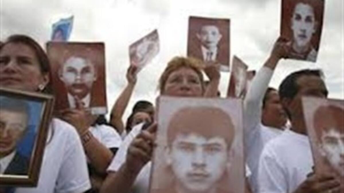 Madres de Soacha" piden en España justicia por las ejecuciones de sus hijos